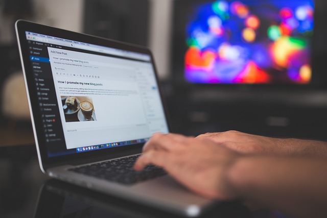 Expert using WordPress at top digital marketing company